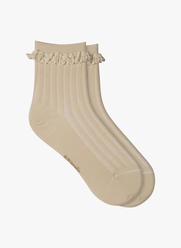 Sokken - katoenblend BLEUFORET Beige